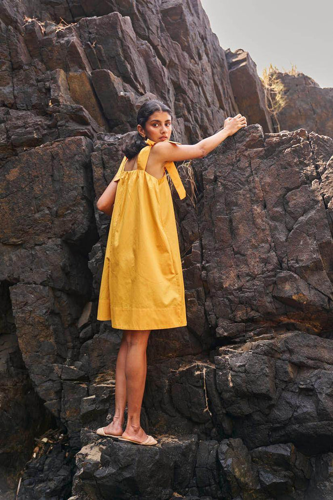 SUNFLOWER COTTON MINI - dash and dot dash and dot