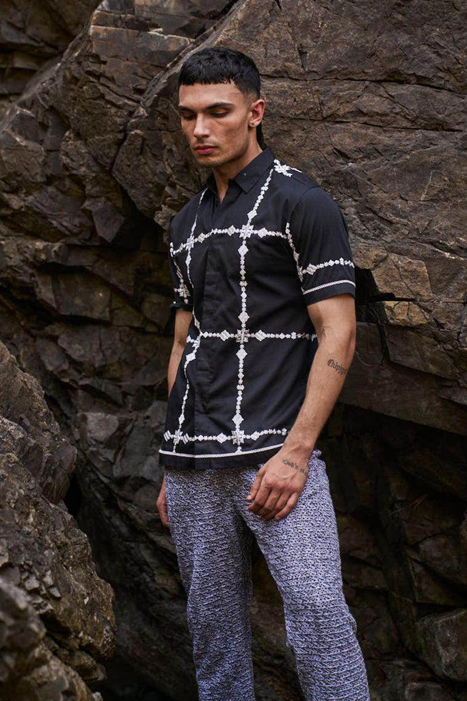 EMBROIDERED SHIRT - dash and dot dash and dot