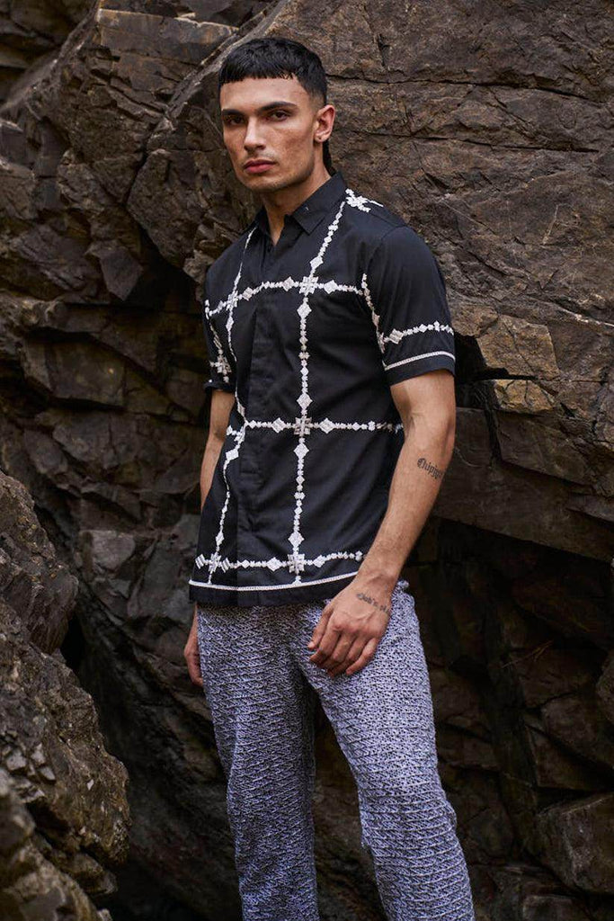 EMBROIDERED SHIRT - dash and dot dash and dot