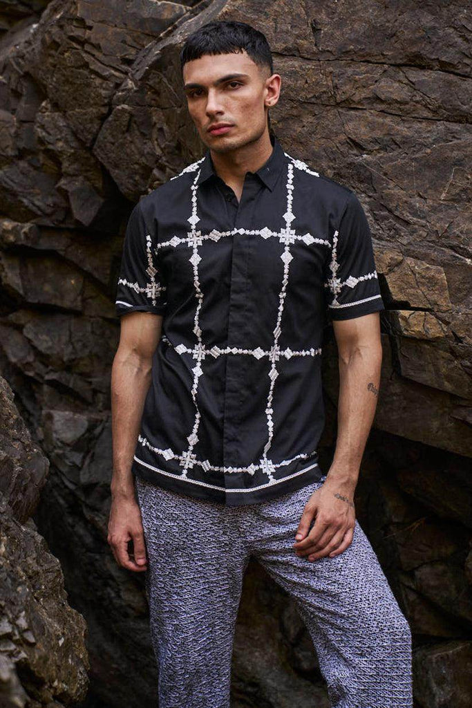 EMBROIDERED SHIRT - dash and dot dash and dot