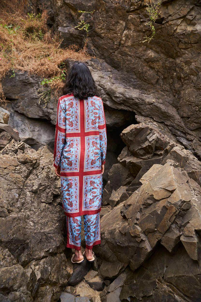 SCARF PRINTED PANT - dash and dot dash and dot