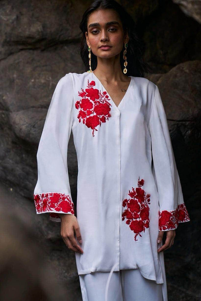 LONGLINE PLACEMENT EMBROIDERED SET - dash and dot dash and dot