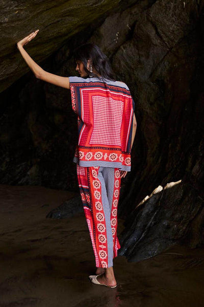 SCARF PRINTED PANT - dash and dot