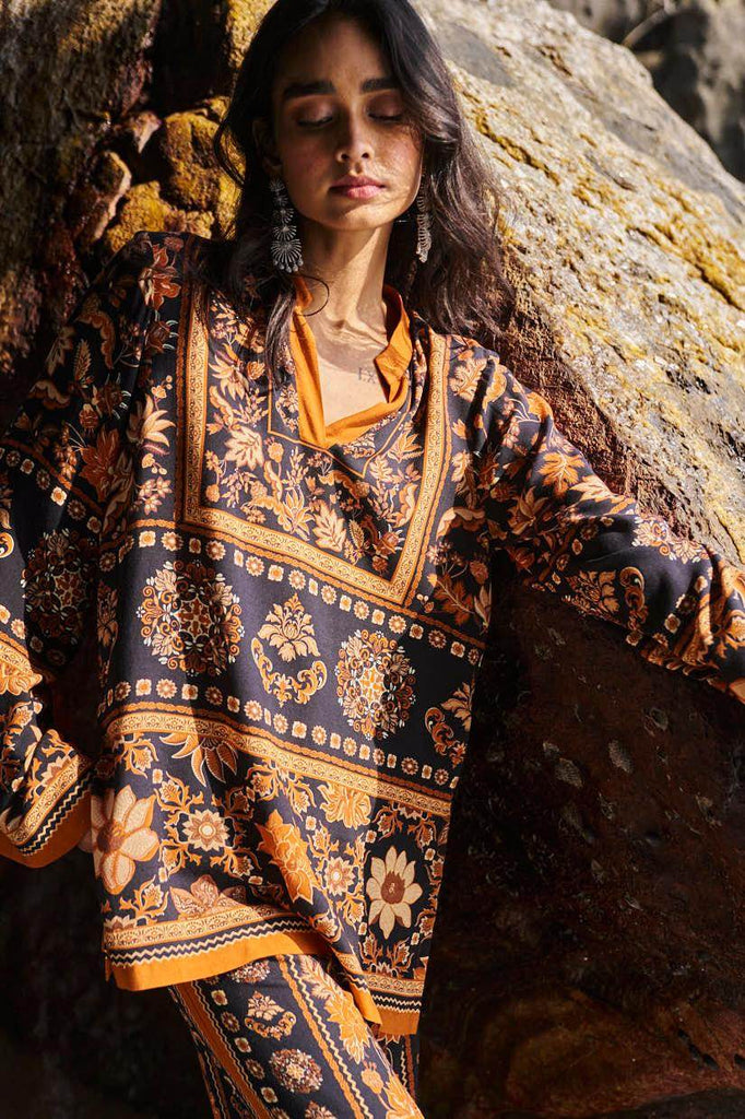 EARTH TONED PRINTED PANT - dash and dot dash and dot