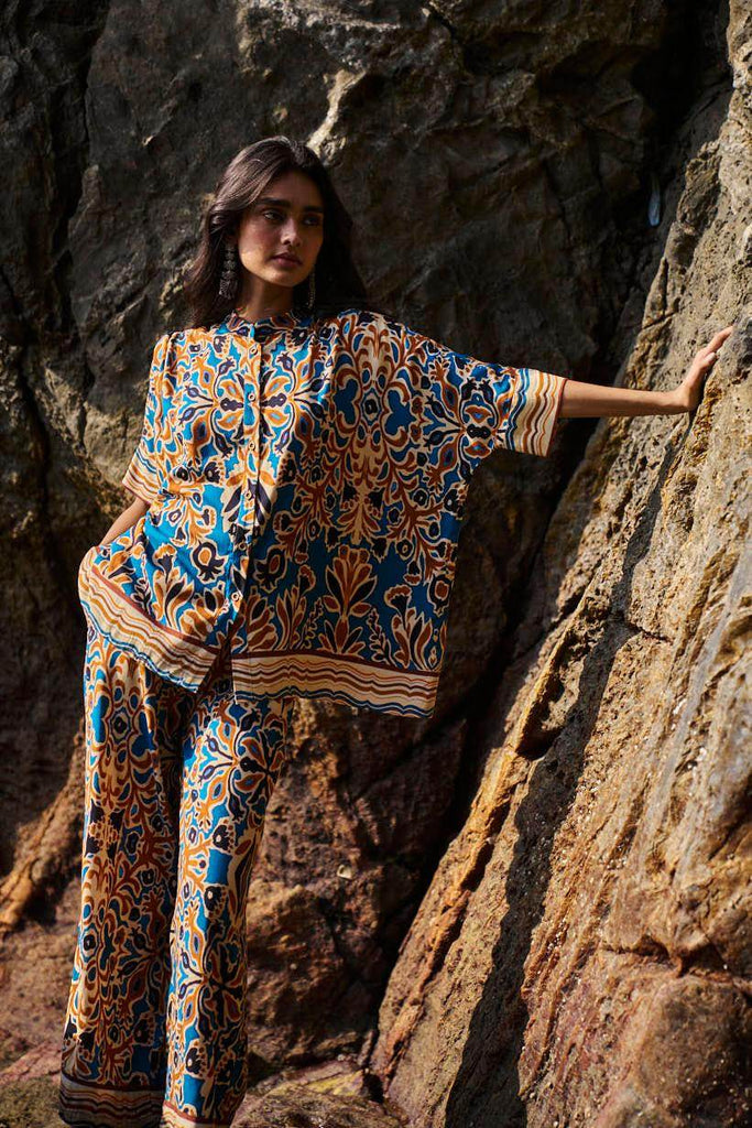 ABSTRACT FLORAL PRINTED SET - dash and dot dash and dot