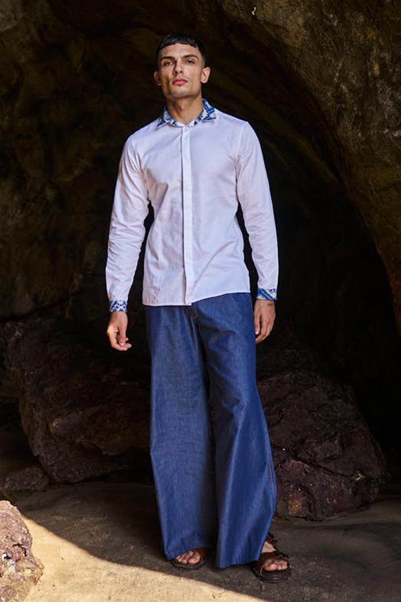 PATCH BACK SHIRT - dash and dot