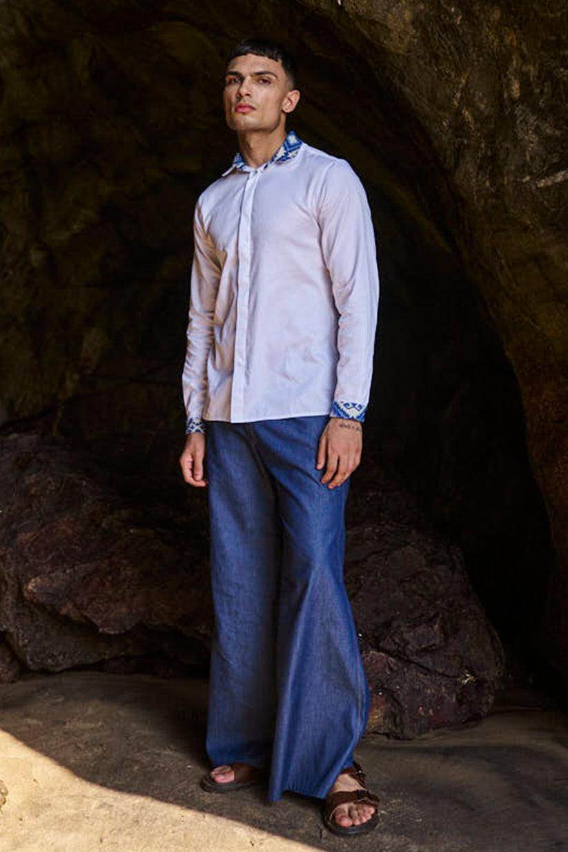 PATCH BACK SHIRT - dash and dot