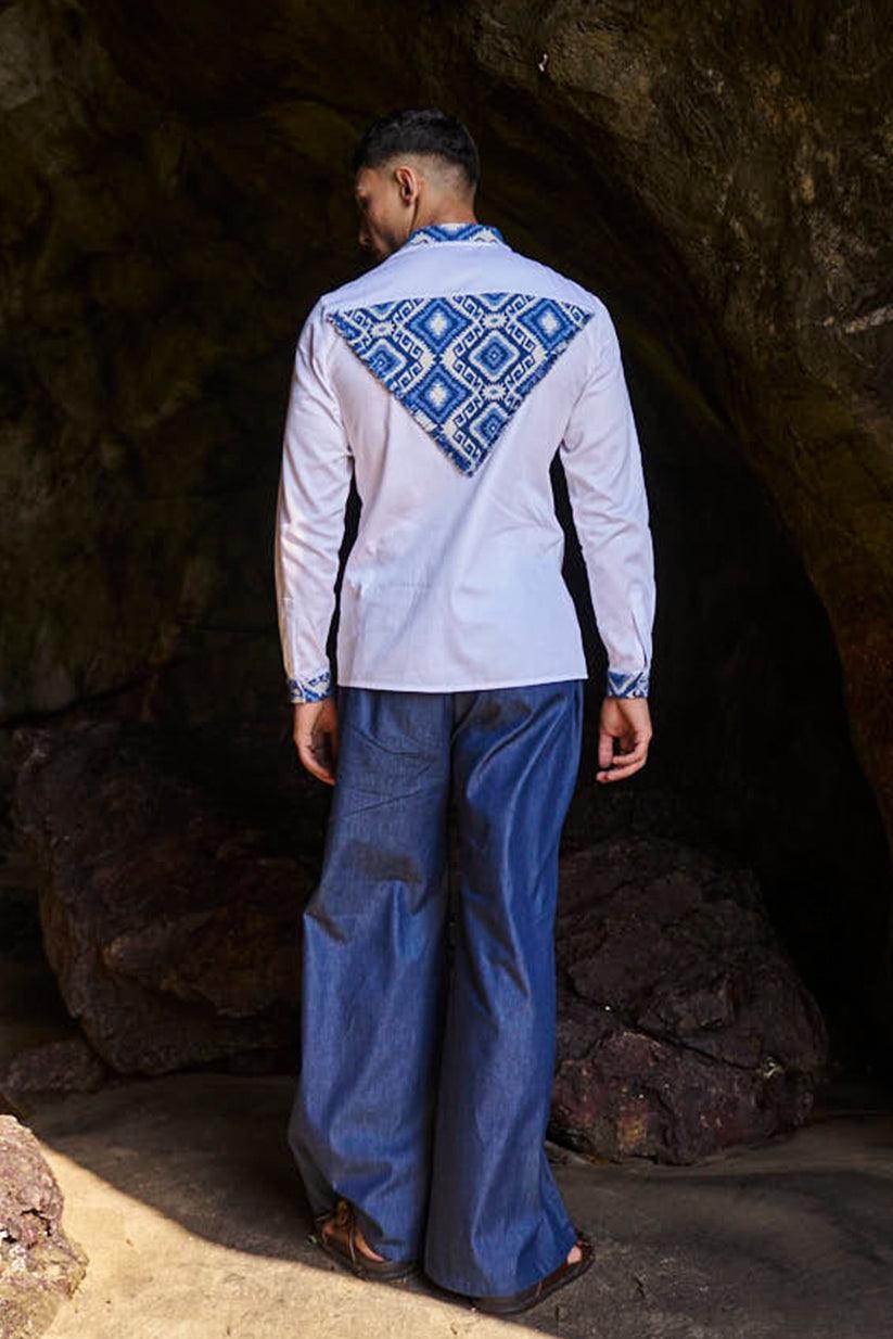 PATCH BACK SHIRT - dash and dot