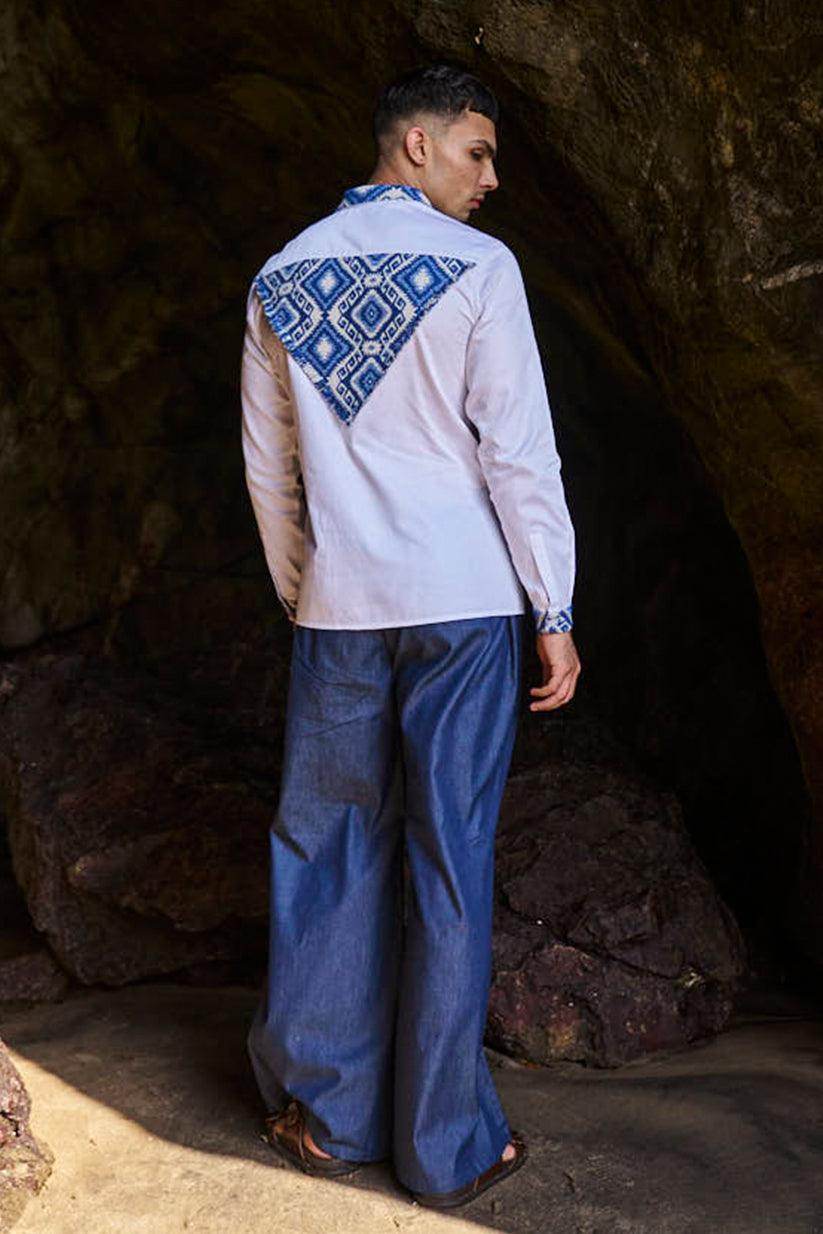 PATCH BACK SHIRT - dash and dot