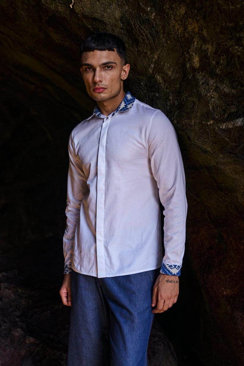 PATCH BACK SHIRT - dash and dot