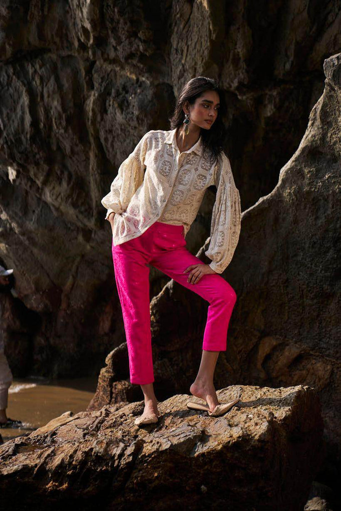 LACE SHIRT - dash and dot dash and dot