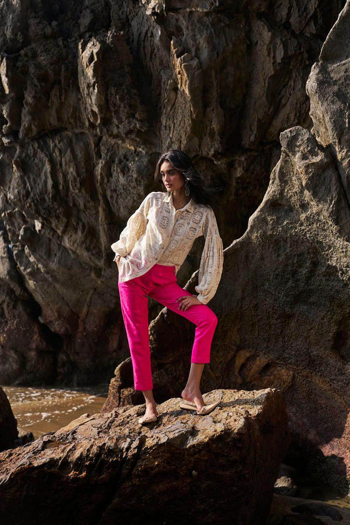 LACE SHIRT - dash and dot dash and dot