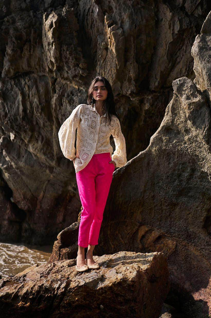 LACE SHIRT - dash and dot dash and dot