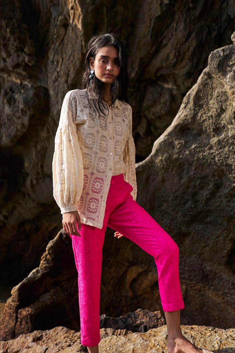 BROCADE PANT - dash and dot