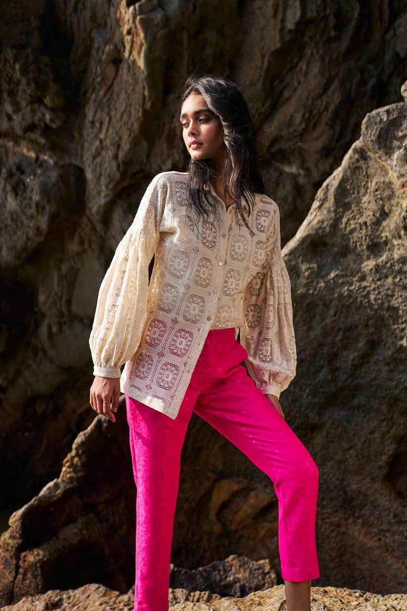 BROCADE PANT - dash and dot