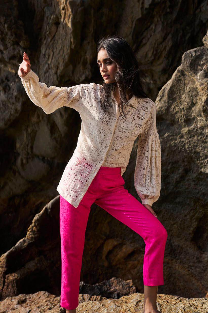 BROCADE PANT - dash and dot