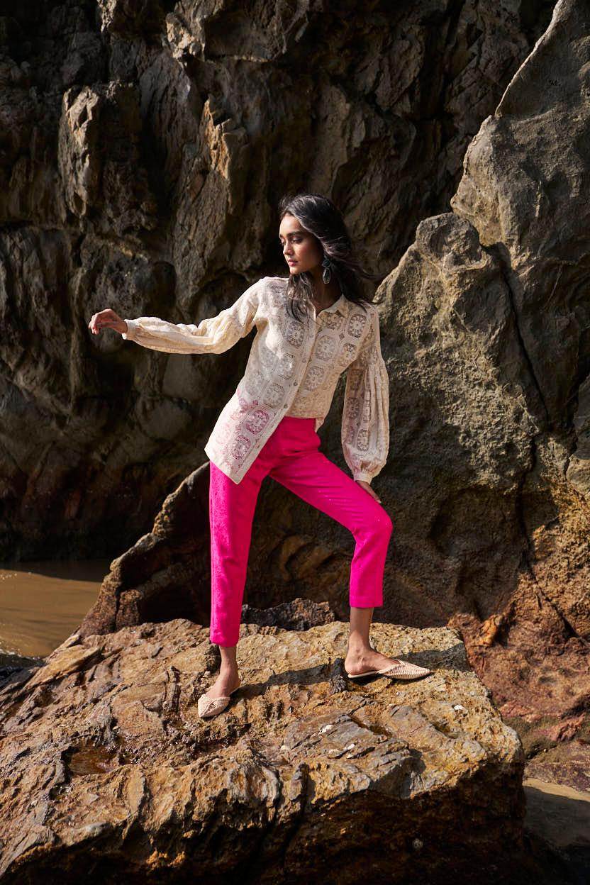 BROCADE PANT - dash and dot