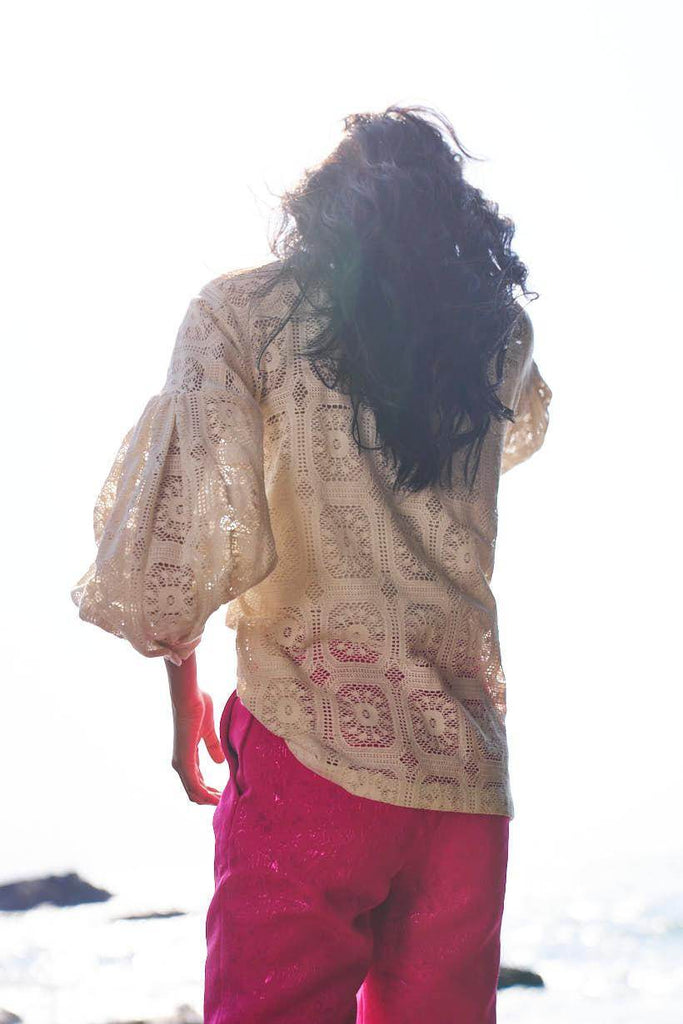 BROCADE PANT - dash and dot dash and dot