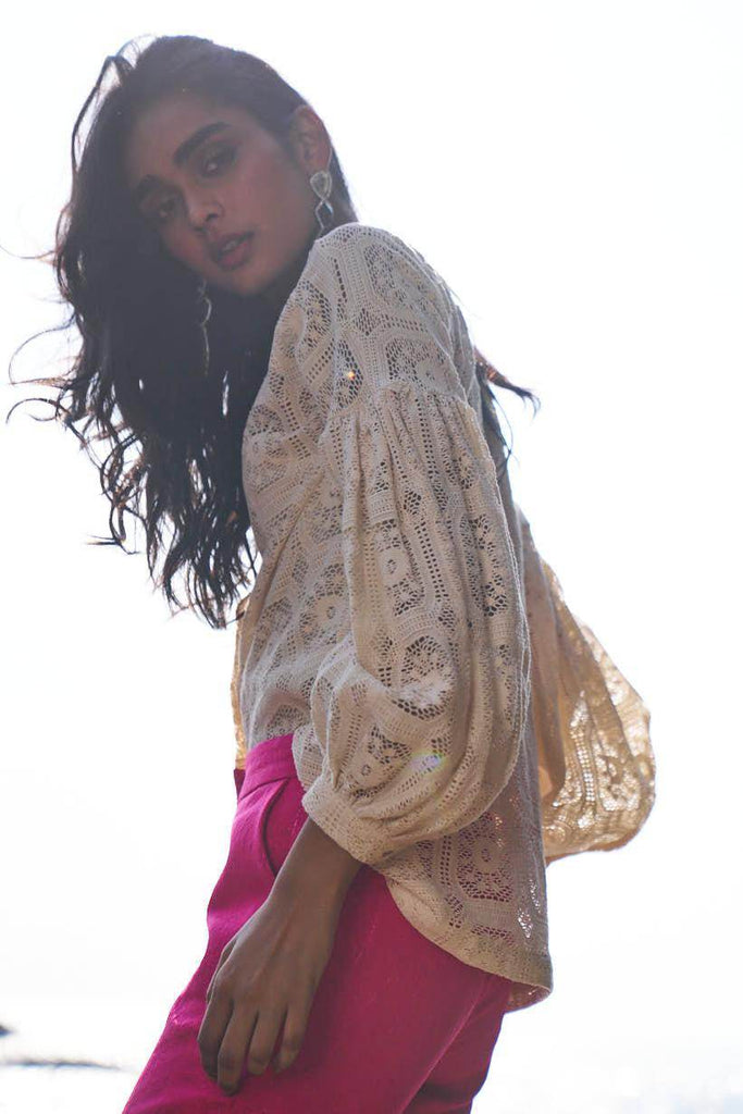 BROCADE PANT - dash and dot dash and dot