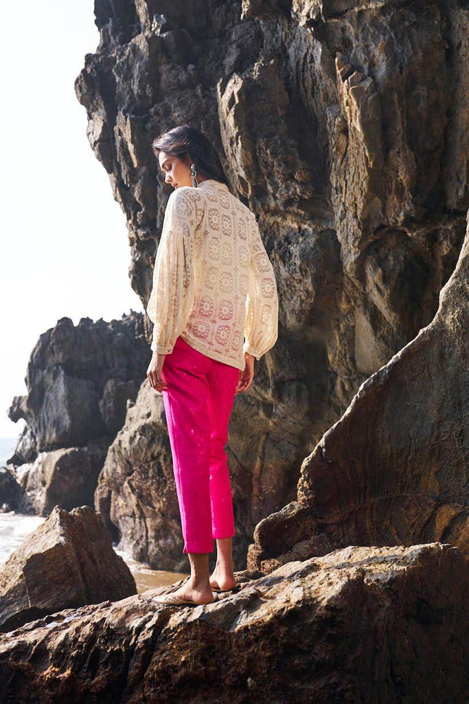 BROCADE PANT - dash and dot dash and dot