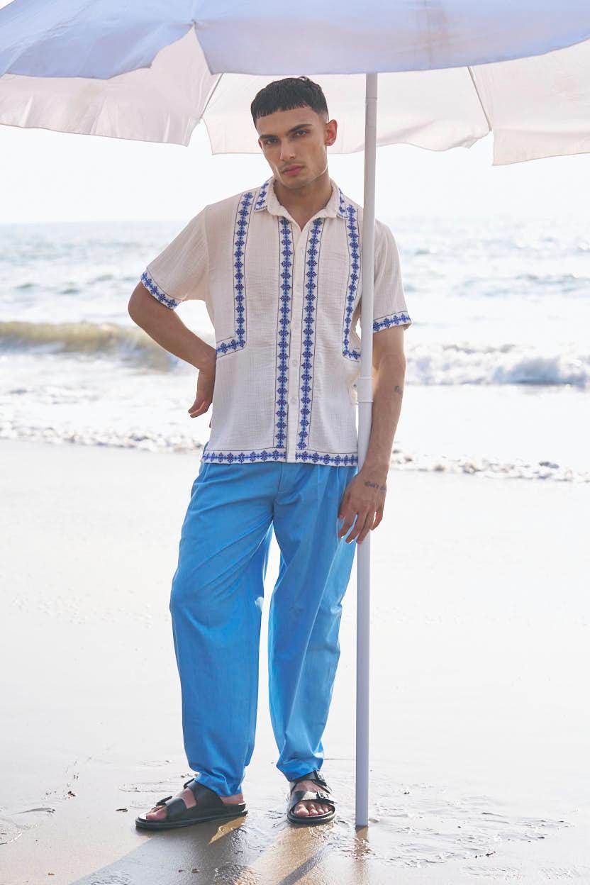 EMBROIDERED SHIRT - dash and dot