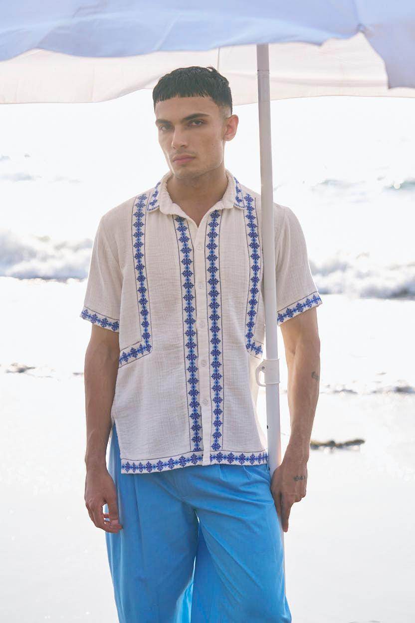 EMBROIDERED SHIRT - dash and dot