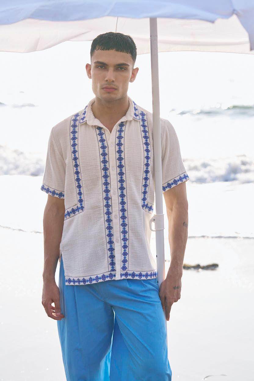 EMBROIDERED SHIRT - dash and dot