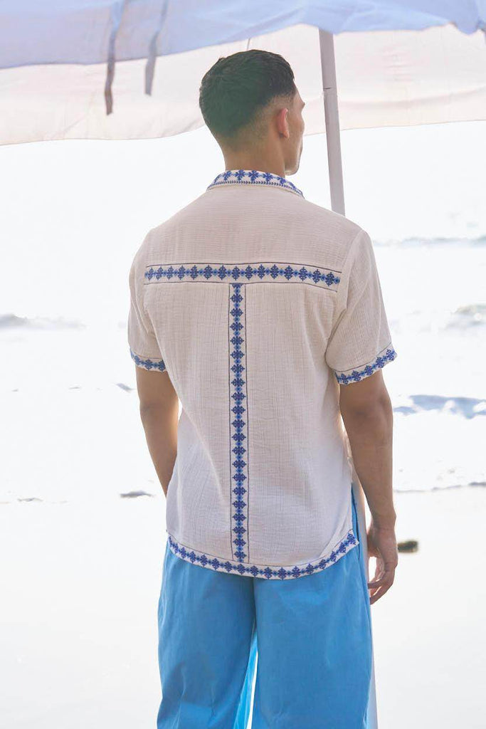 EMBROIDERED SHIRT - dash and dot dash and dot