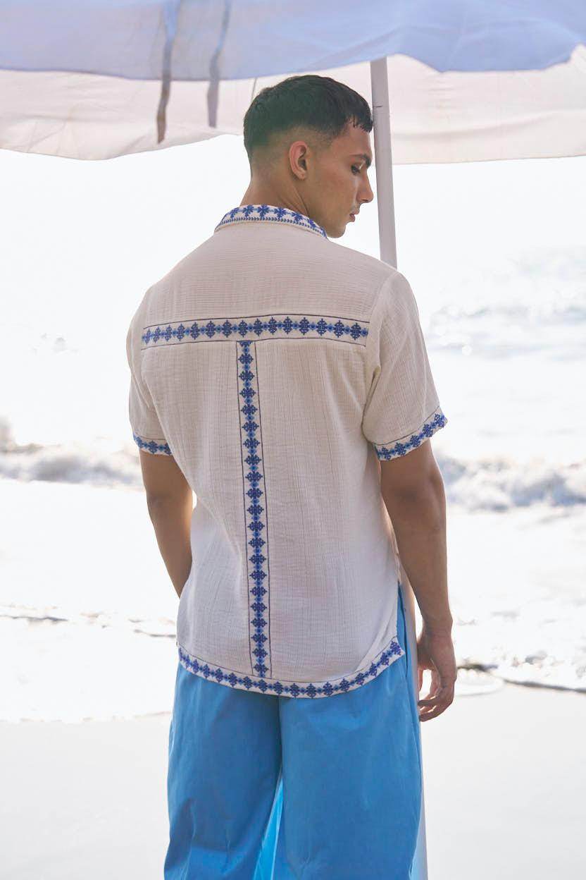 EMBROIDERED SHIRT - dash and dot