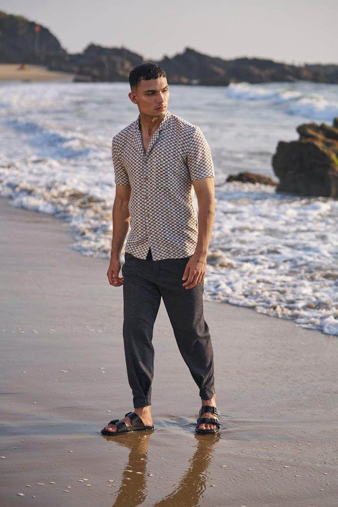 BOX CHECK SHIRT - dash and dot dash and dot