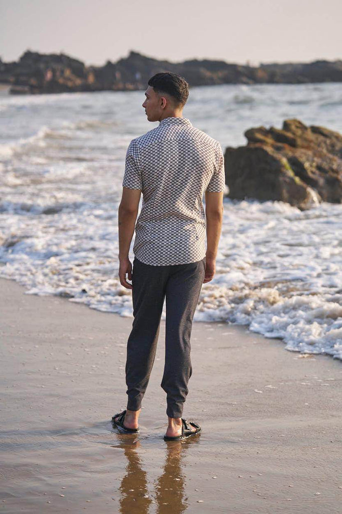 BOX CHECK SHIRT - dash and dot dash and dot