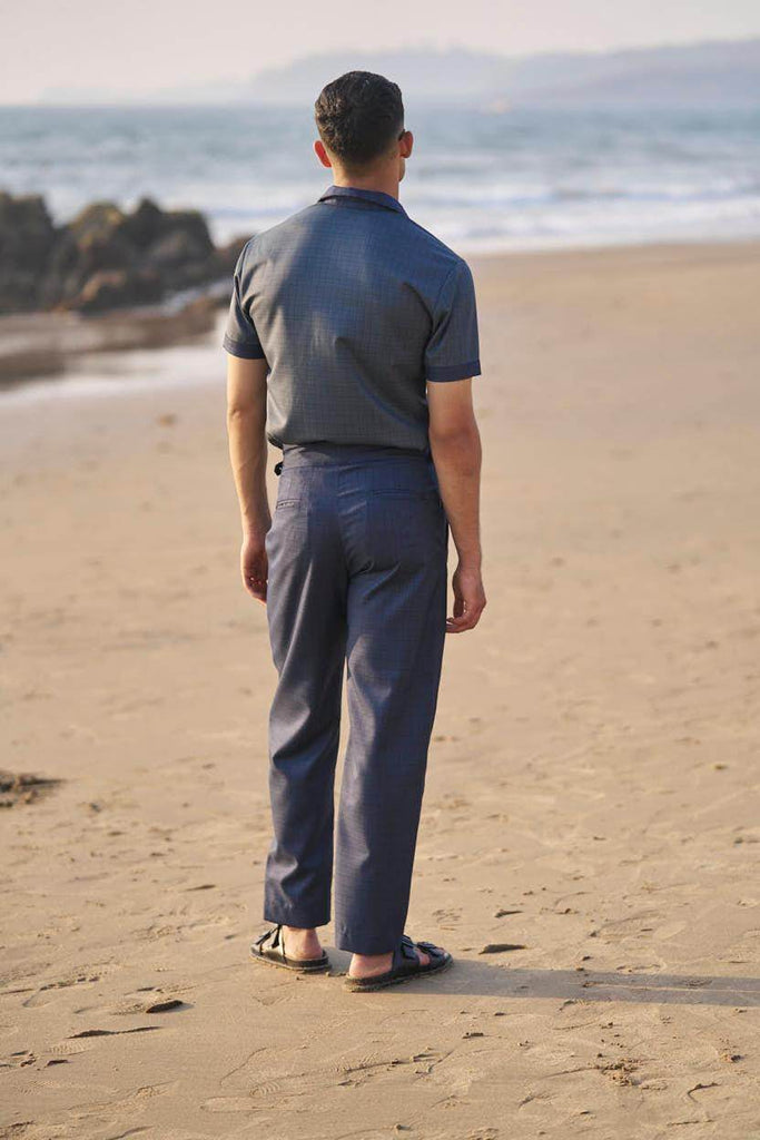 NAVY NOTCH PANT - dash and dot dash and dot