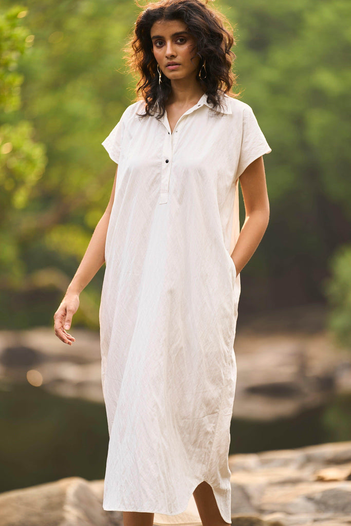 DROP SLEEVE SHIRT DRESS - dash and dot dash and dot