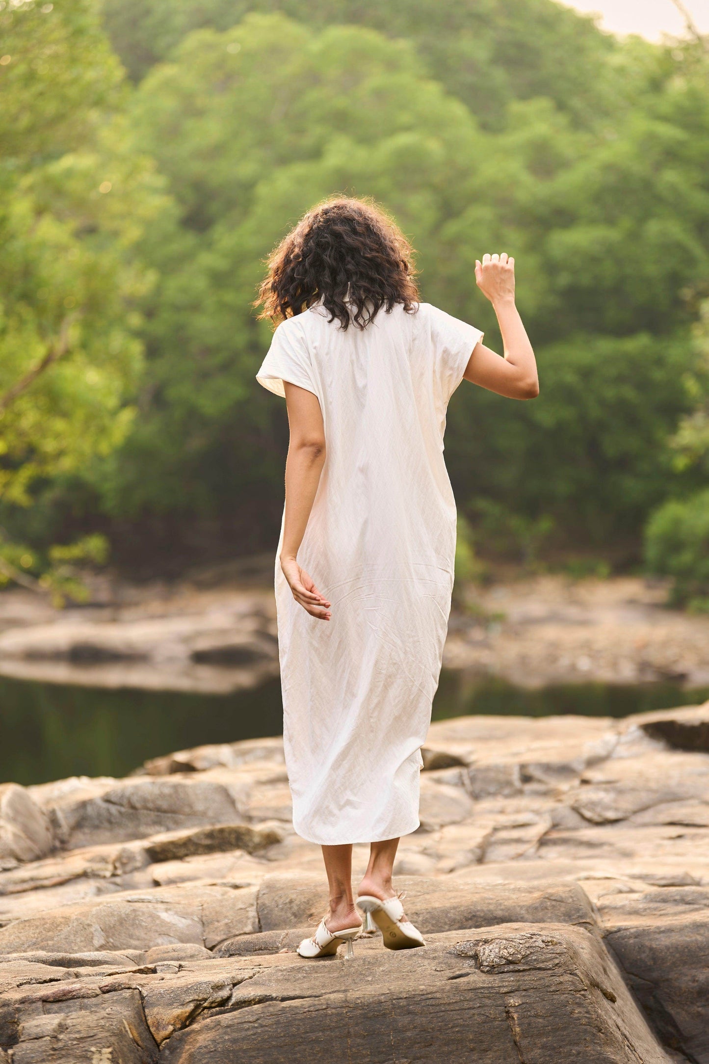 DROP SLEEVE SHIRT DRESS - dash and dot