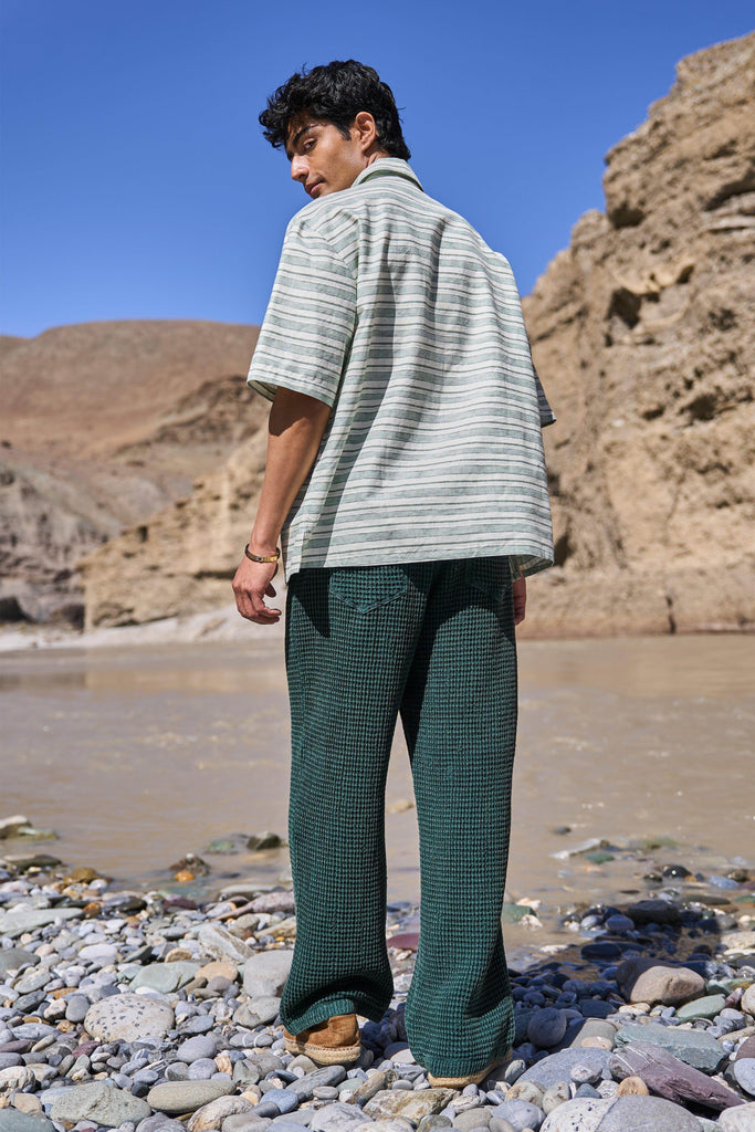 WASHED TEXTURED PANT - dash and dot dash and dot