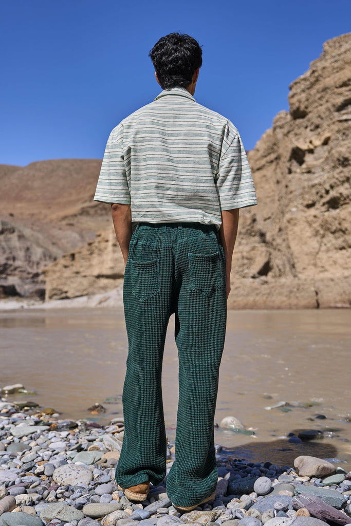 WASHED TEXTURED PANT - dash and dot dash and dot