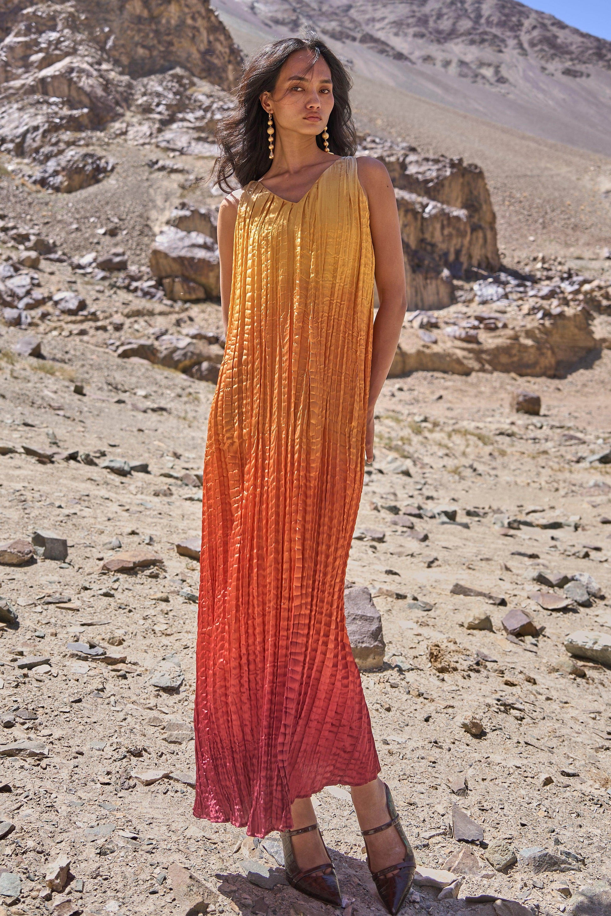 SUNSET OMBRÉ MAXI - dash and dot