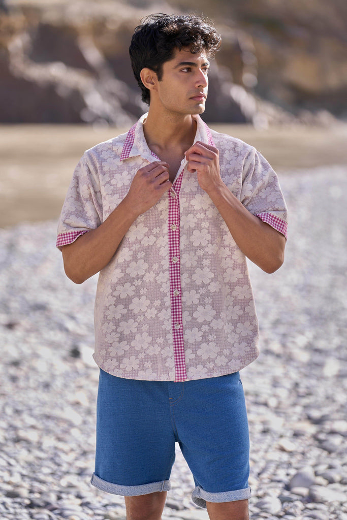 REVERSIBLE MADRAS CHECK SHIRT - dash and dot dash and dot