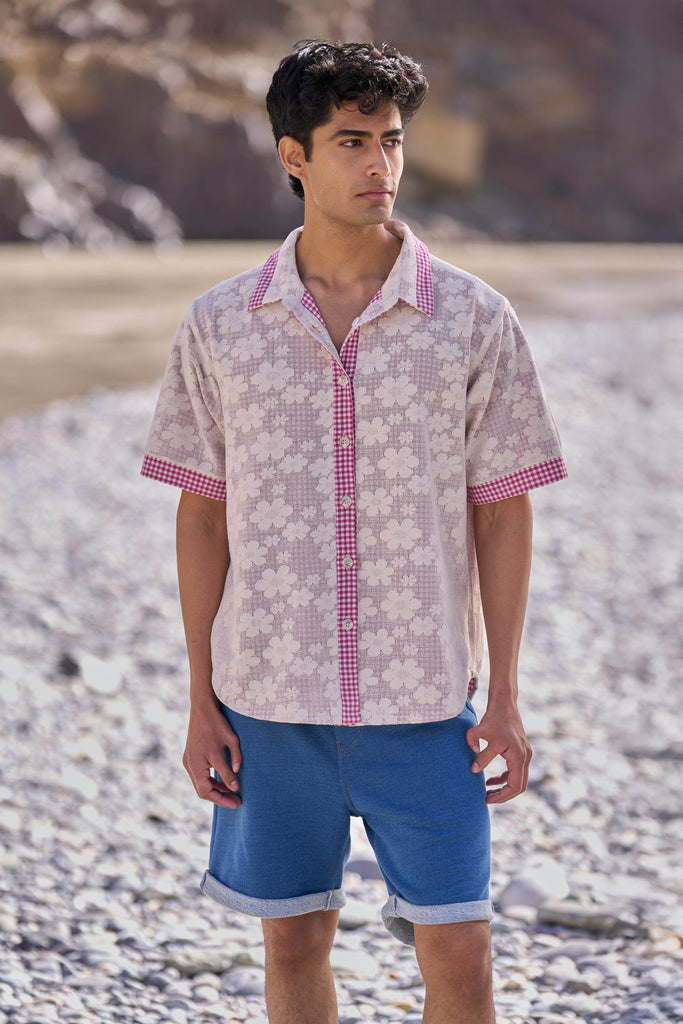 REVERSIBLE MADRAS CHECK SHIRT - dash and dot dash and dot