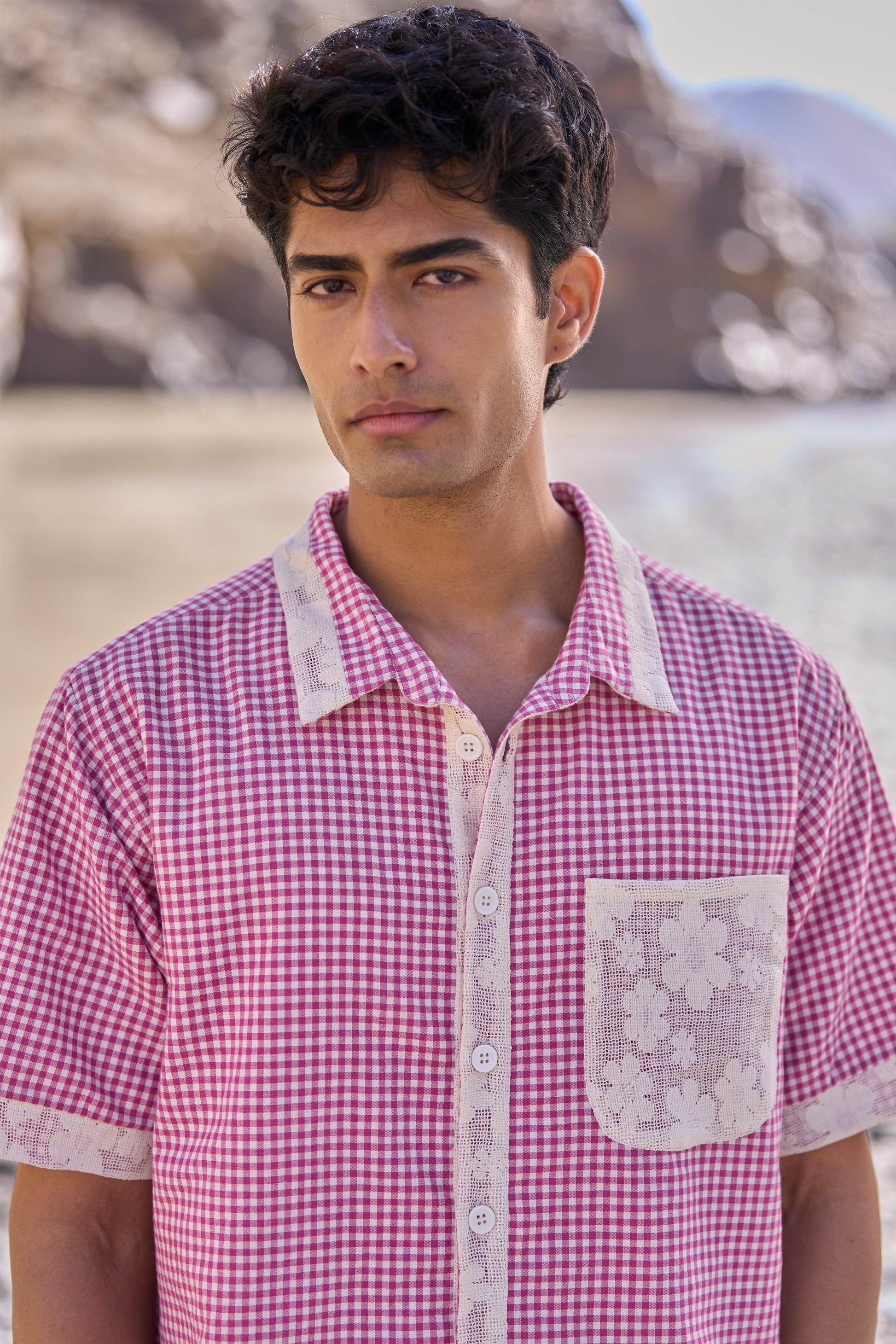 REVERSIBLE MADRAS CHECK SHIRT - dash and dot