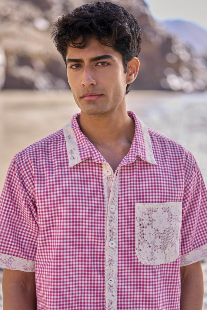 REVERSIBLE MADRAS CHECK SHIRT - dash and dot dash and dot