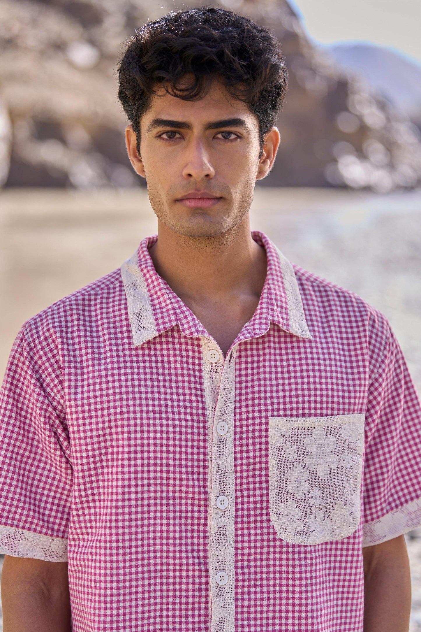 REVERSIBLE MADRAS CHECK SHIRT - dash and dot