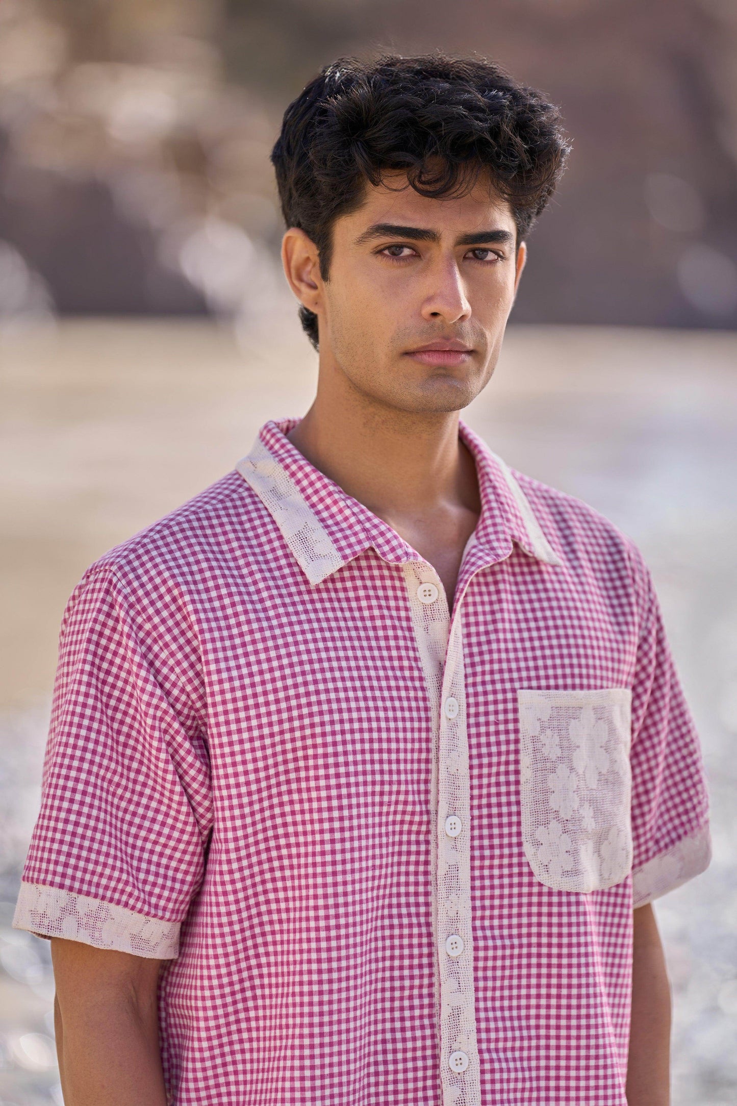 REVERSIBLE MADRAS CHECK SHIRT - dash and dot