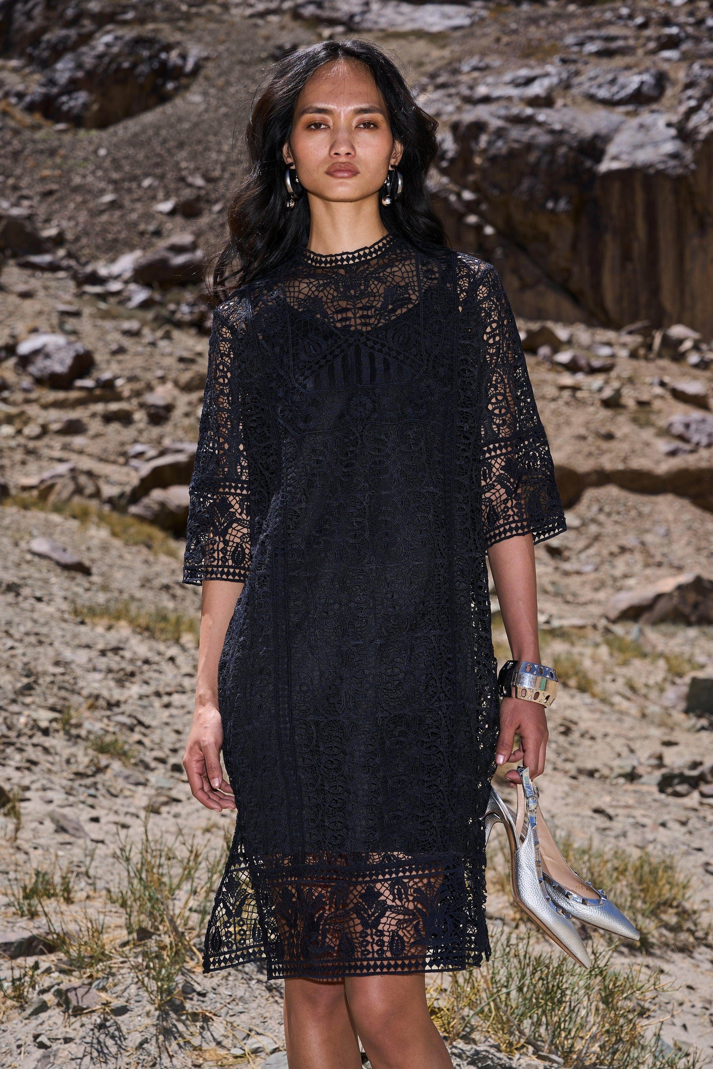 BOXY LACE DRESS - dash and dot