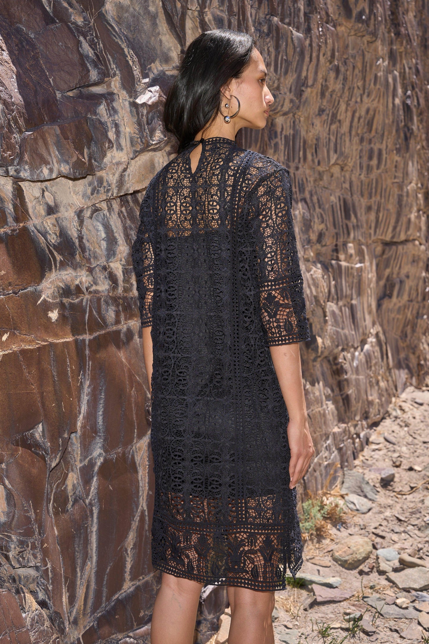 BOXY LACE DRESS - dash and dot
