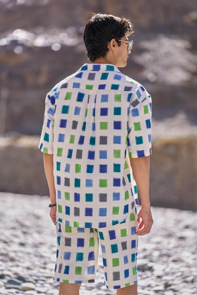 IKAT WEAVE SHORTS SET - dash and dot dash and dot