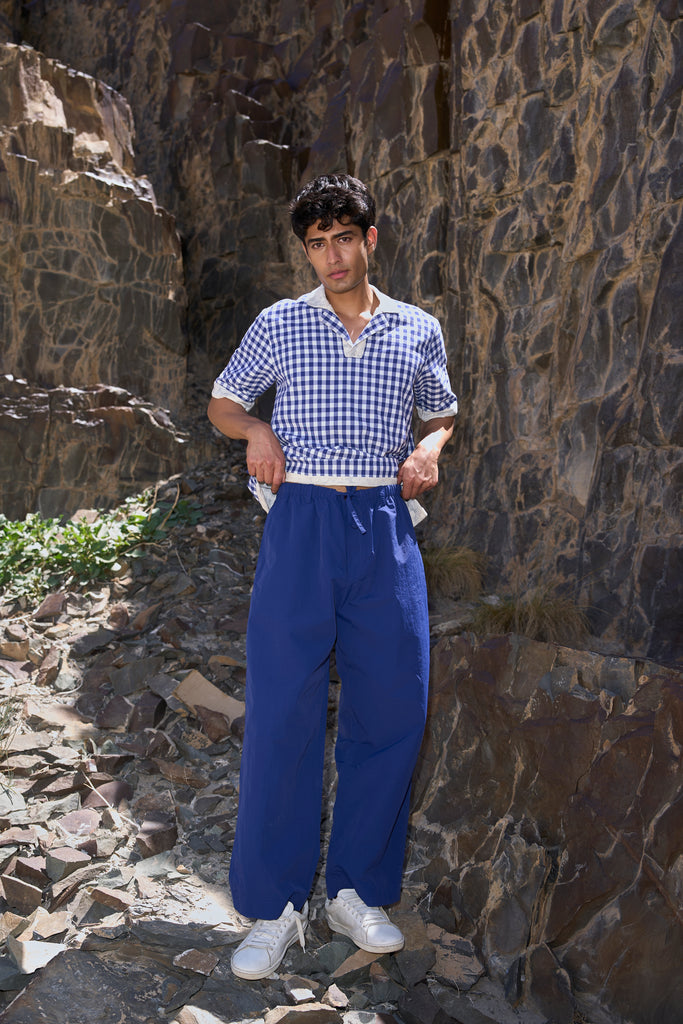 RELAXED POPLIN PANT dash and dot