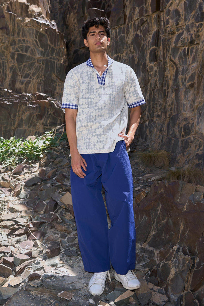 REVERSIBLE MADRAS CHECK POLO - dash and dot dash and dot