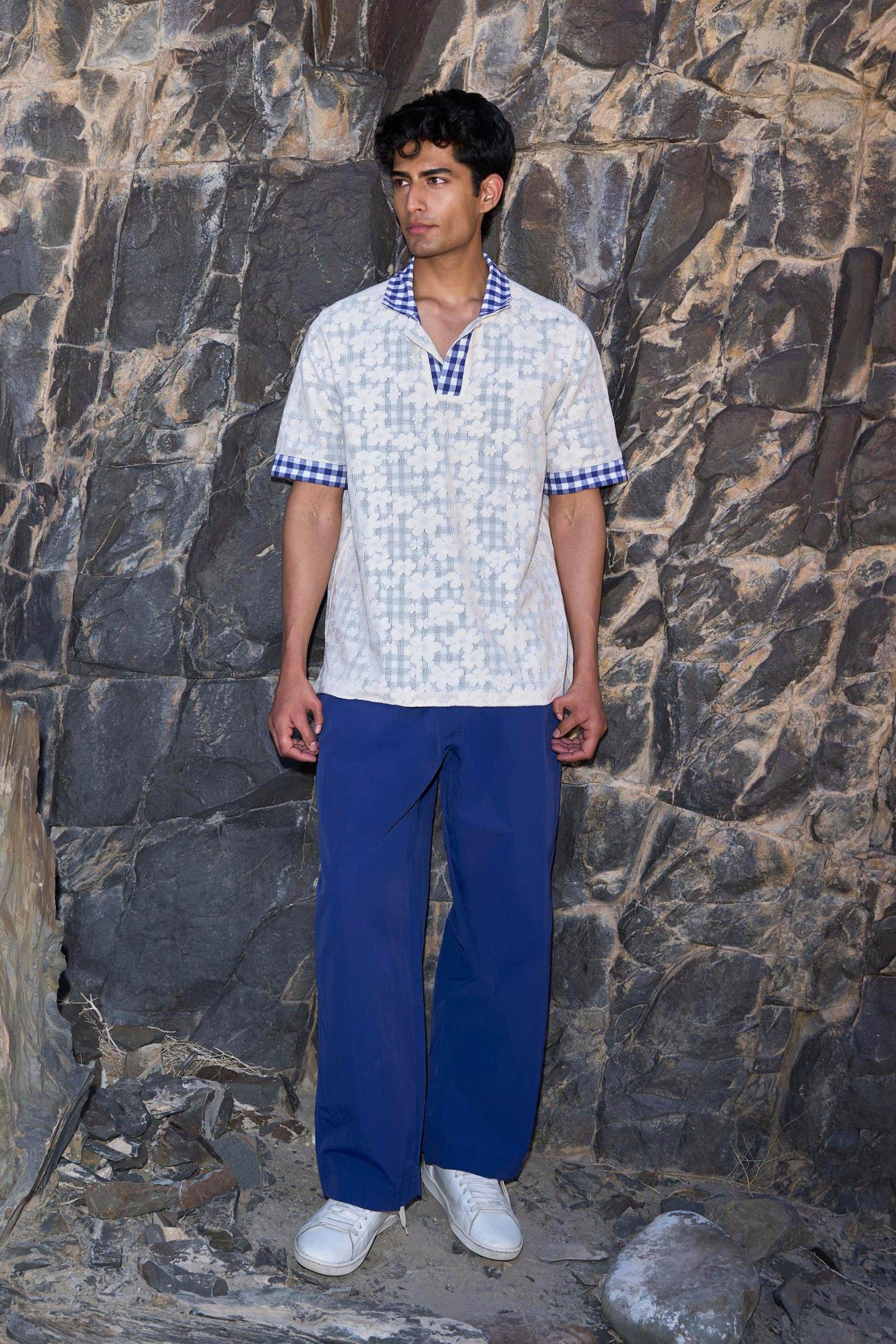 REVERSIBLE MADRAS CHECK POLO - dash and dot