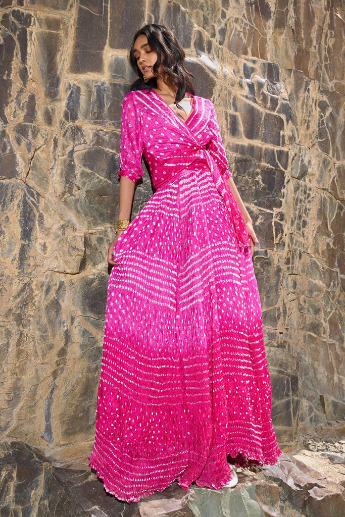 BANDHANI FLARED SKIRT - dash and dot dash and dot